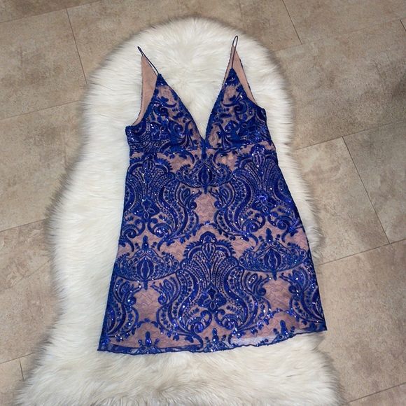 Free People Sequin Mini Dress - Picture 4 of 9